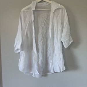 White Button-Up Shirt